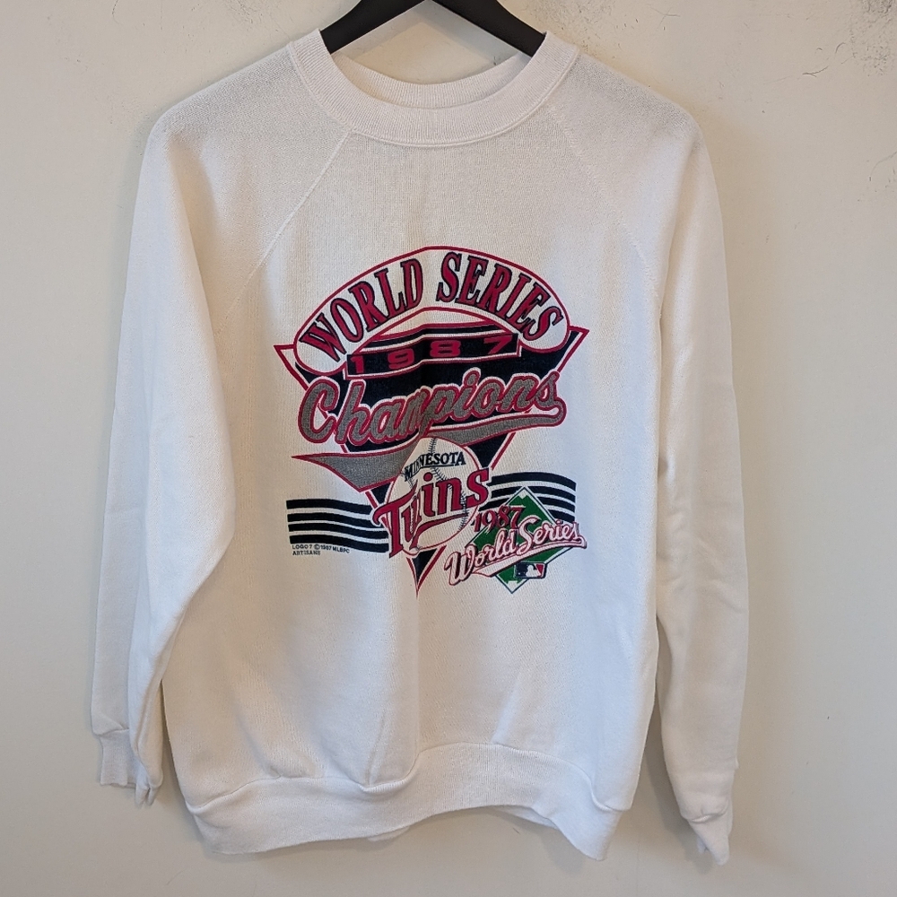 VTG World Series 1987 Minnesota Twins Crewneck Sweatshirt Size XL